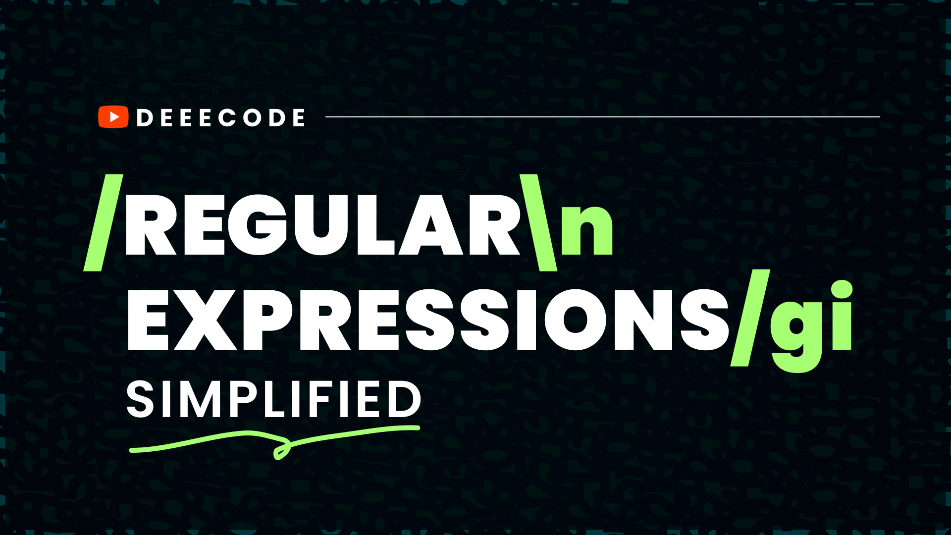 Regular Expressions Course cover
