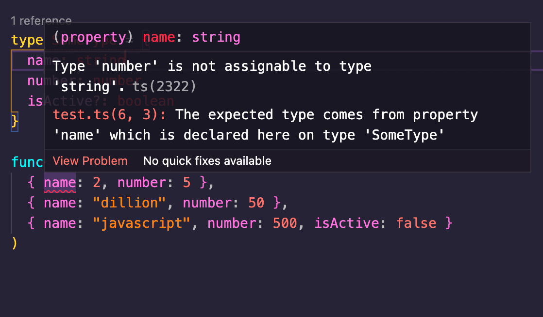 Typescript Number Data Type Range